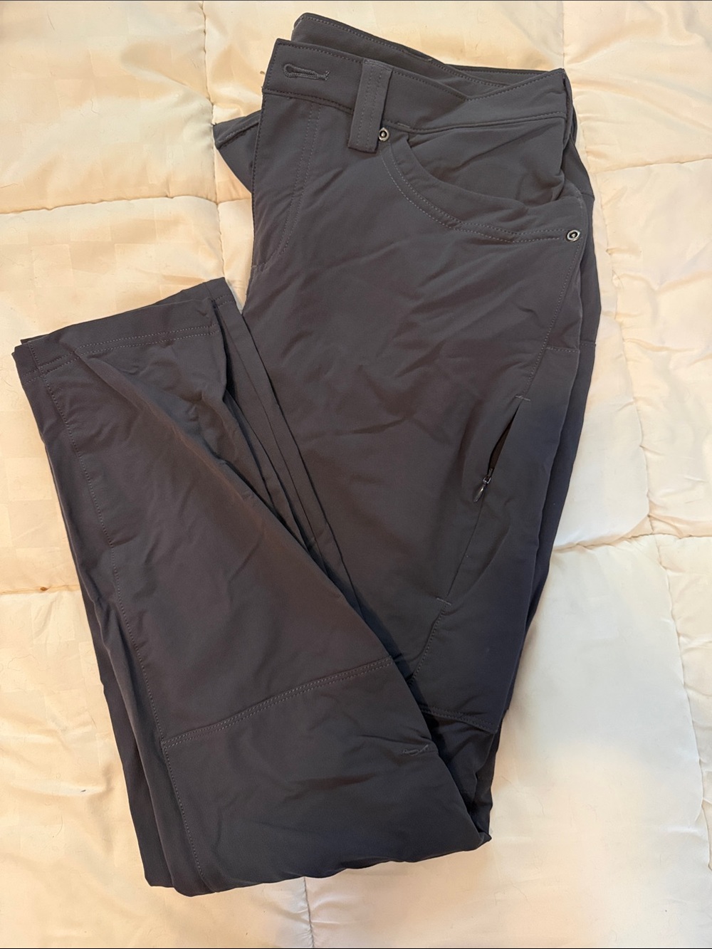 Dark Gray Performance Pants - Stretch Comfort